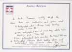 1989-92 Andre Dawson Chicago Cubs Signed Game Worn Cap & Batting Gloves - Lot of 3 (MEARS LOA/JSA/Player LOA)
