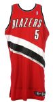 2007-08 Rudy Fernandez Portland Trail Blazers Team Issued Road Jersey (MEARS LOA)