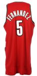 2007-08 Rudy Fernandez Portland Trail Blazers Team Issued Road Jersey (MEARS LOA)