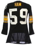 1976-79 Jack Ham Pittsburgh Steelers Game Worn Jersey W/ 19 Documented Team Repairs (MEARS A10 / Jack Ham LOA)