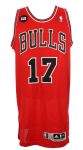 2014 Louis Amundson Chicago Bulls Game Worn Road Jersey w/ DJR Memorial Patch (MEARS LOA/Team LOA)