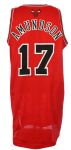 2014 Louis Amundson Chicago Bulls Game Worn Road Jersey w/ DJR Memorial Patch (MEARS LOA/Team LOA)