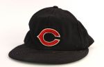 1972-73 Warren Spahn Cleveland Indians Signed Game Worn Cap (MEARS LOA/JSA)