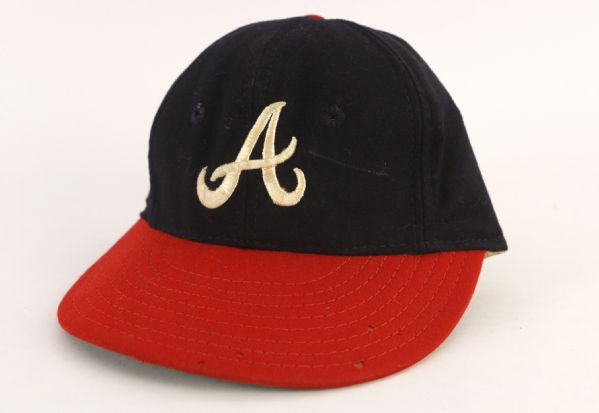 1970s circa Atlanta Braves Game Worn Batboy Cap (MEARS LOA)