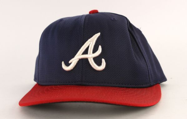 2000-01 John Rocker Atlanta Braves Game Worn Cap (MEARS LOA)