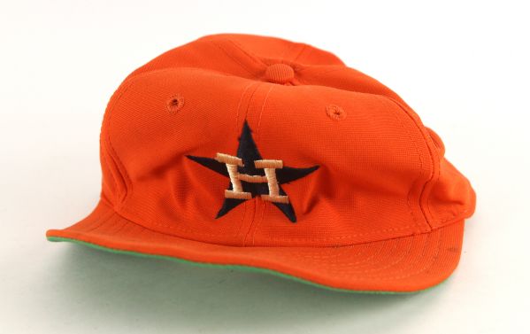 1971-74 circa Houston Astros Game Worn Cap (MEARS LOA)