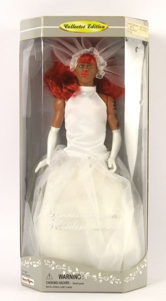 1998 Dennis Rodman Chicago Bulls MIB Collector Edition Wedding Day Action Figure Doll