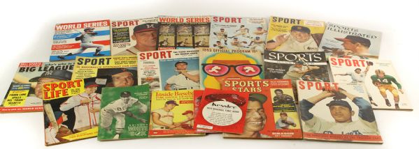 1949-65 Baseball Publication Collection - Lot of 19