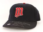 2002 (September 25) JC Romero Minnesota Twins Signed Game Worn Cap (MEARS LOA/JSA)