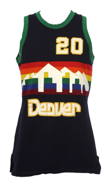 1984-86 Elston Turner Denver Nuggets Game Worn Road Jersey (MEARS LOA)