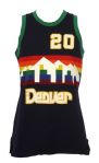 1984-86 Elston Turner Denver Nuggets Game Worn Road Jersey (MEARS LOA)