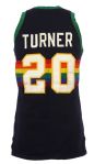 1984-86 Elston Turner Denver Nuggets Game Worn Road Jersey (MEARS LOA)