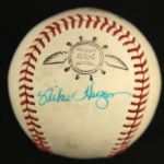 1969 Mike Hegan Seattle Pilots Single Signed Team Logo Baseball *JSA*