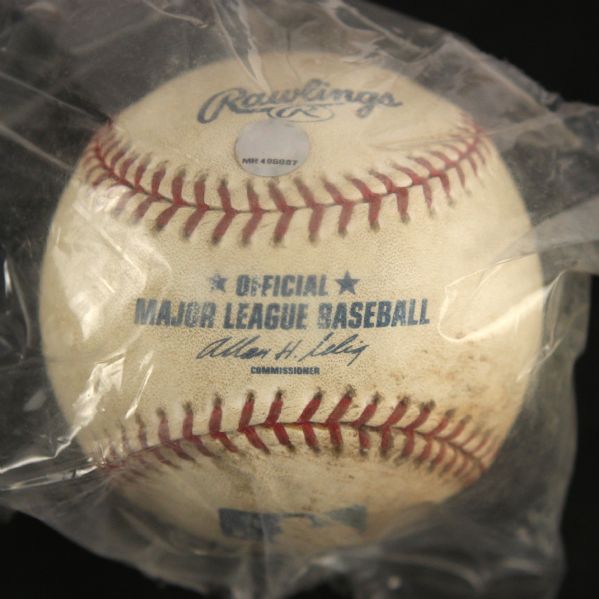 2004 (August 1) Texas Rangers Oakland Athletics Ballpark in Arlington Game Used OML Selig Baseball (MEARS LOA/MLB Hologram)