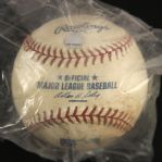 2004 (August 1) Texas Rangers Oakland Athletics Ballpark in Arlington Game Used OML Selig Baseball (MEARS LOA/MLB Hologram)