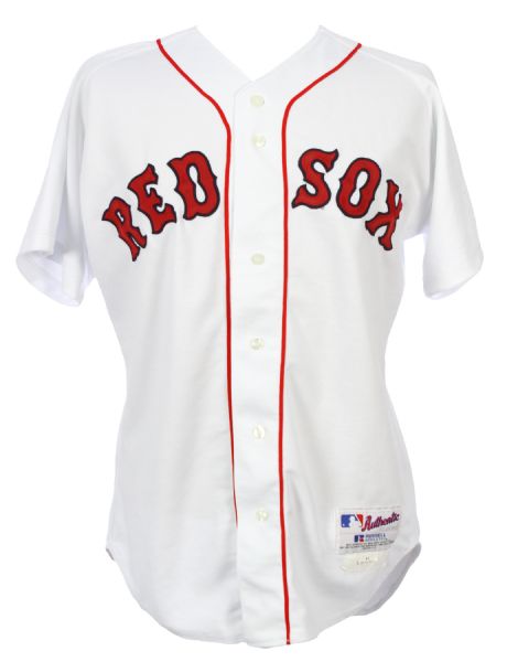 2003 Nomar Garciaparra Boston Red Sox Game Worn Home Jersey (MEARS LOA)