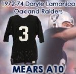 1972-74 Daryle Lamonica Oakland Raiders Game Worn Home Jersey (MEARS A10)