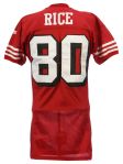 1994 (October 23) Jerry Rice San Francisco 49ers Game Worn Home Jersey (MEARS A10 / Team LOA)