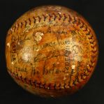 1928 New York Yankees World Series Champions Team Signed OAL Johnson Baseball w/ 27 Signatures Including Babe Ruth, Lou Gehrig, Leo Durocher & More (PSA/DNA)