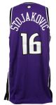 2005-06 Peja Stojakovic Sacramento Kings Game Worn Road Jersey (MEARS LOA)