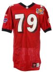 1998 Ruben Brown Buffalo Bills Game Worn AFC Pro Bowl Jersey (MEARS LOA)