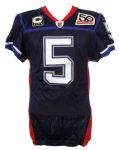 2009 (September 20) Trent Edwards Buffalo Bills Game Worn Home Jersey (MEARS LOA)