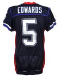 2009 (September 20) Trent Edwards Buffalo Bills Game Worn Home Jersey (MEARS LOA)