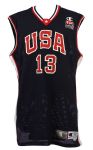 2000 Tim Duncan San Antonio Spurs USA Basketball Game Worn Jersey (MEARS LOA)