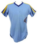 1982 Bob Stoddard Seattle Mariners Game Worn Road Jersey Shell (MEARS LOA)