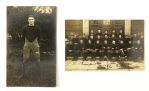 1921 EHS Championship Football Team 3.25" x 5.5" Photo/Postcard Collection - Lot of 2