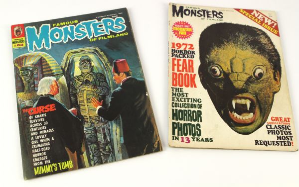 1971-72 Famous Monsters Of Filmland Magazine Collection - Lot of 2