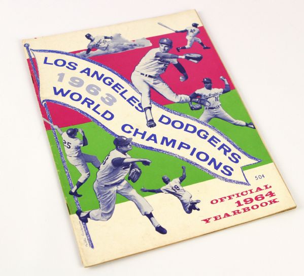 1964 Los Angeles Dodgers Team Yearbook