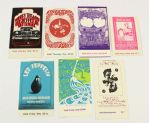 1960s-70s Bill Grahams Fillmore Ticket Collection - Lot of 7 w./ Led Zeppelin, The Doors, Big Brother & The Holding Company and More