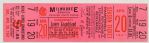 1957 (April 20) Milwaukee Braves Cincinnati Reds County Stadium Ticket