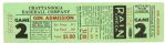 1950s Chateanooga Lookouts Southern Association Ticket