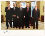 2000s George H.W. Bush 41st President of United States Signed 11" x 14" Photo (JSA)