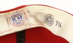 1970-75 circa Johnny Bench Cincinnati Reds Signed Game Worn Cap (MEARS LOA/JSA)