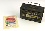 1910s Baseball Tobacco/Gum Card Memorabilia Collection - Lot of 2 w/ Goudey Wrapper & Mayos Cut Plug Tobacco Tin