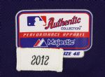 2012 Troy Tulowitzki Colorado Rockies Game Worn Alternate Jersey (MEARS LOA)