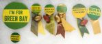1940-50s Green Bay Packers Celluloid Pinback Button Collection (7) “Paul Muchinsky Collection”
