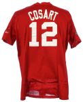 2007 Jarred Cosart Miami Marlins Aflac All American Jersey (MEARS LOA)
