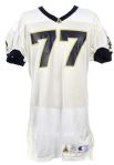 1994 Dusty Zeigler Notre Dame Fighting Irish Game Worn Road Jersey (MEARS LOA)