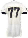 1994 Dusty Zeigler Notre Dame Fighting Irish Game Worn Road Jersey (MEARS LOA)