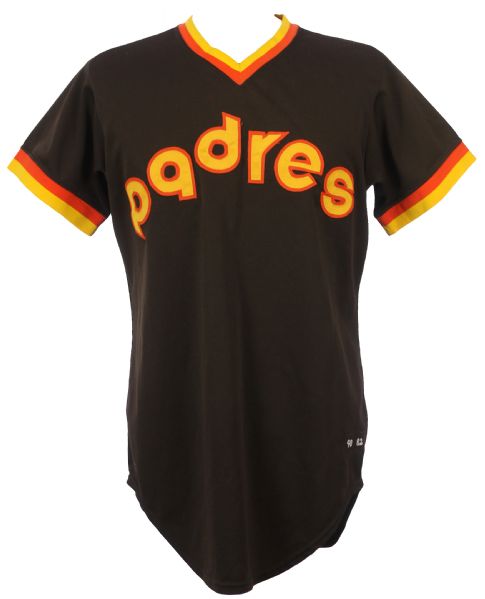 1982 Rick Wise San Diego Padres Game Worn Road Jersey (MEARS LOA)