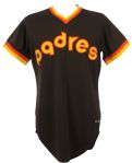 1982 Rick Wise San Diego Padres Game Worn Road Jersey (MEARS LOA)