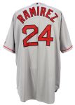 2004 Manny Ramirez Boston Red Sox Signed Game Worn Road Jersey (MEARS LOA/JSA/Player COA)