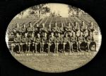 1929 Ultra Rare Green Bay Packers World Champions 2”x2 ¾” Stillers Photography Studio Real Photo Celluloid Oval Mirror Back (1 of 2 known) - Paul Muchinsky Collection