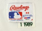 1989 Reggie Jackson Oakland A's Signed Team Issued Post Career Jersey (MEARS LOA & PSA/DNA)