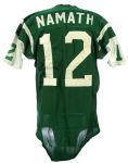 1970-73 Joe Namath New York Jets Home Game Worn Jersey w/ Exceptional Provenance (MEARS A10) Possibly His Last Durene Jersey!!