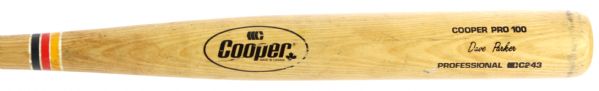 1980s-90s Dave Parker As/Brewers/Angels/Blue Jays Cooper Professional Model Game Used Bat (MEARS LOA)